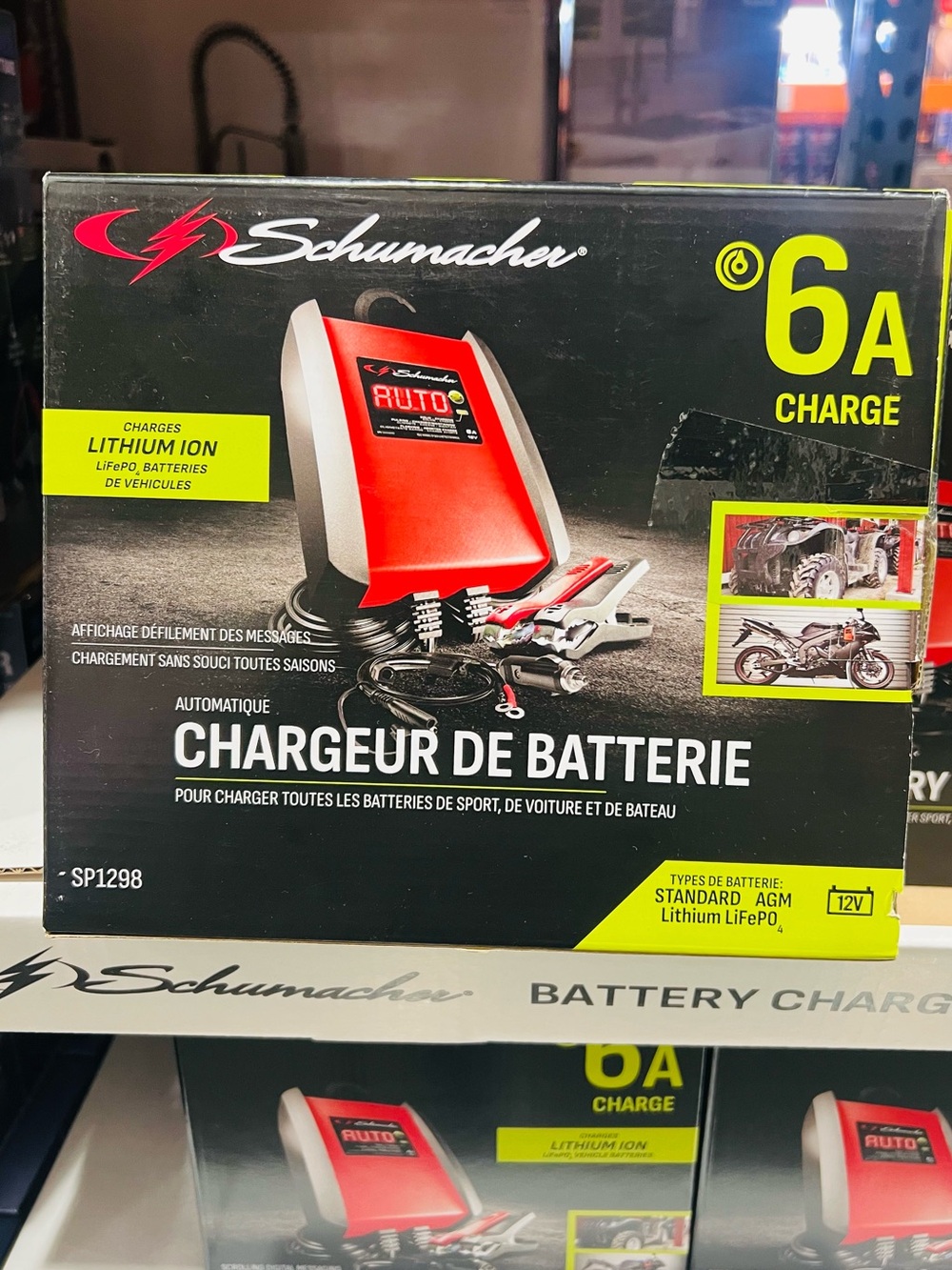 Schumacher 6 AMP Battery Charger & Maintainer SP1298. New